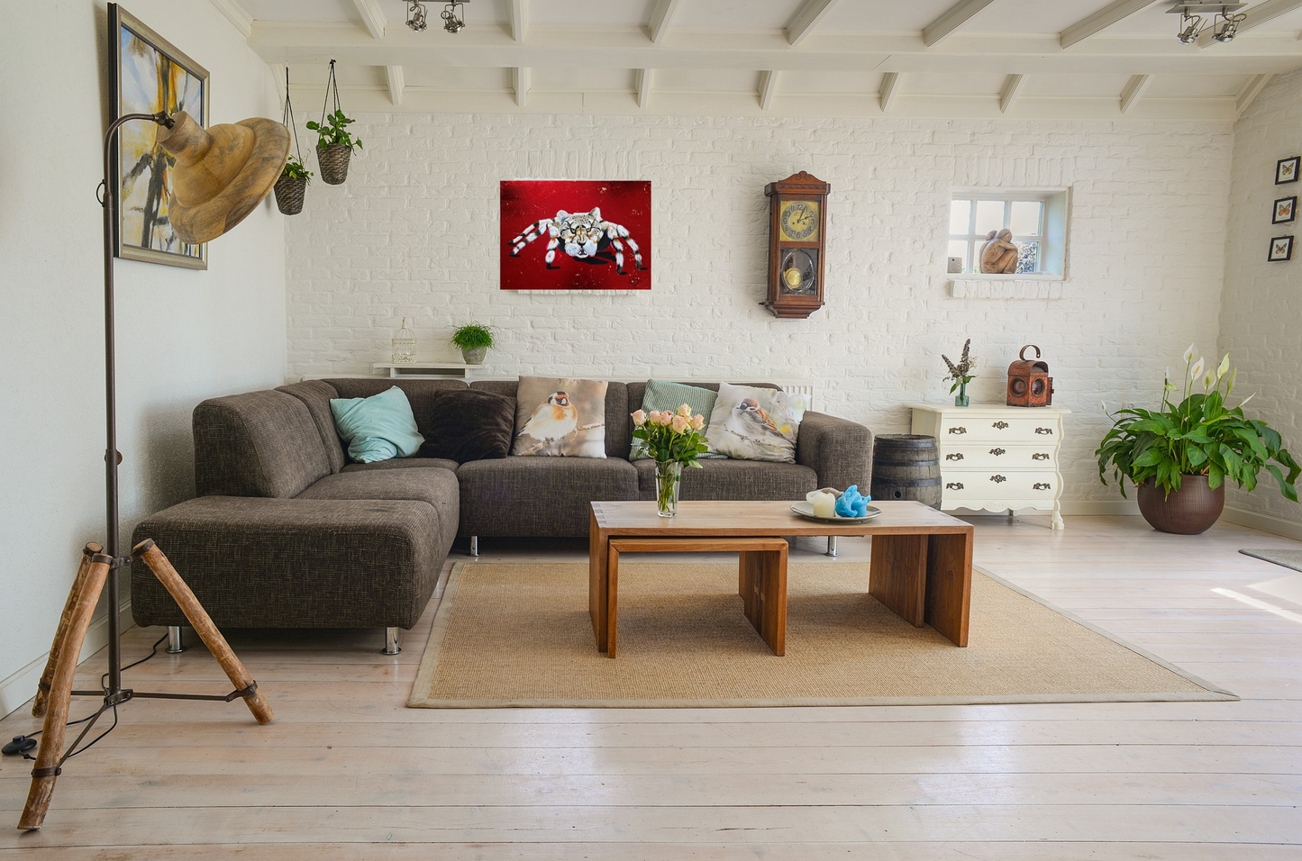 Arachnophobie – Créature hybride entre une tarentule et un guépard, une œuvre fascinante