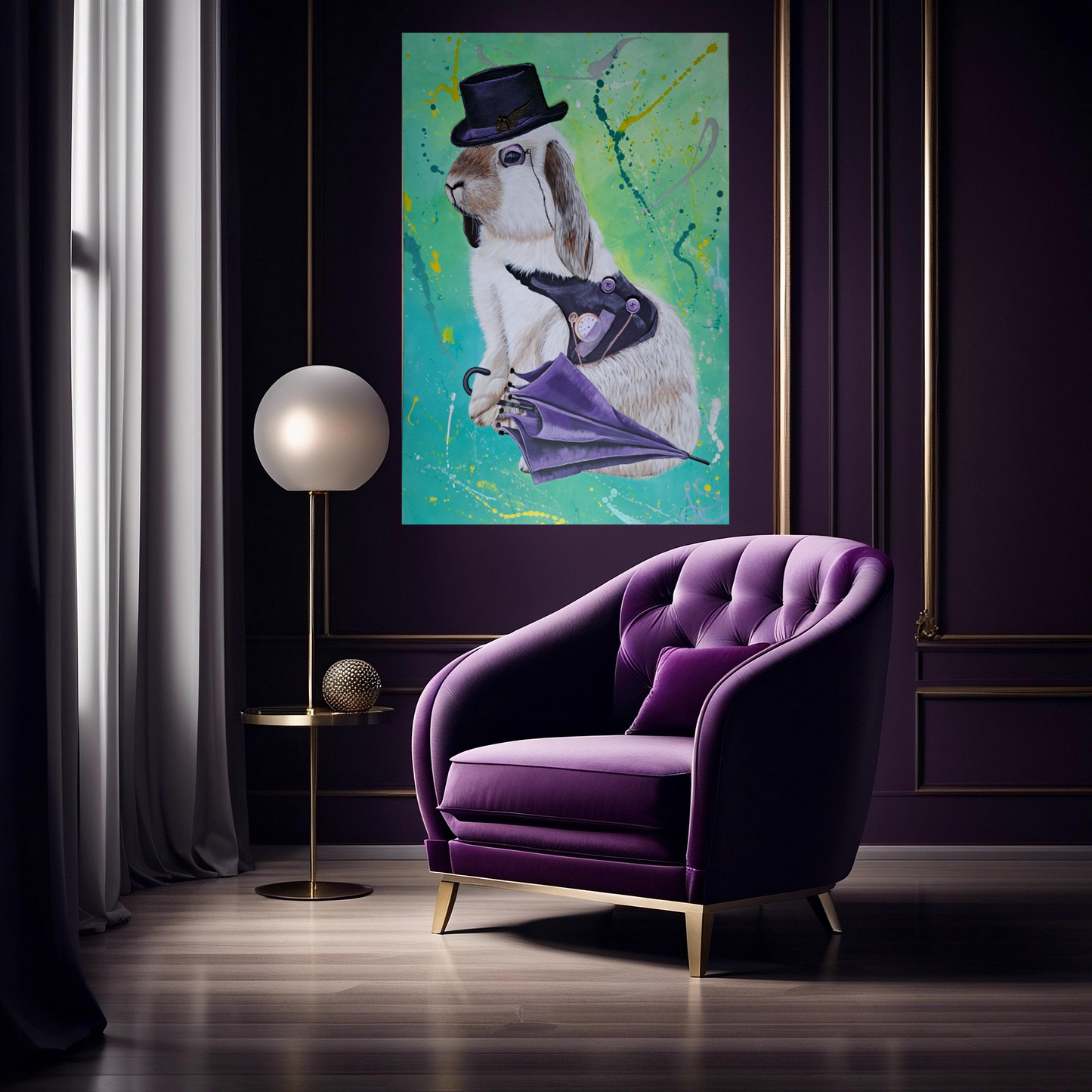 Mr Pimpinou – L’élégant lapin steampunk au charme victorien