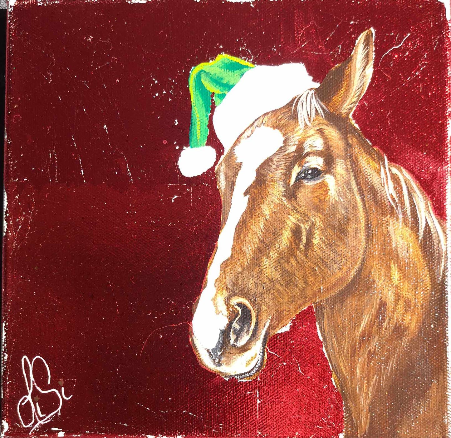 Alphonse – La Noblesse Équine en Habit de Noël