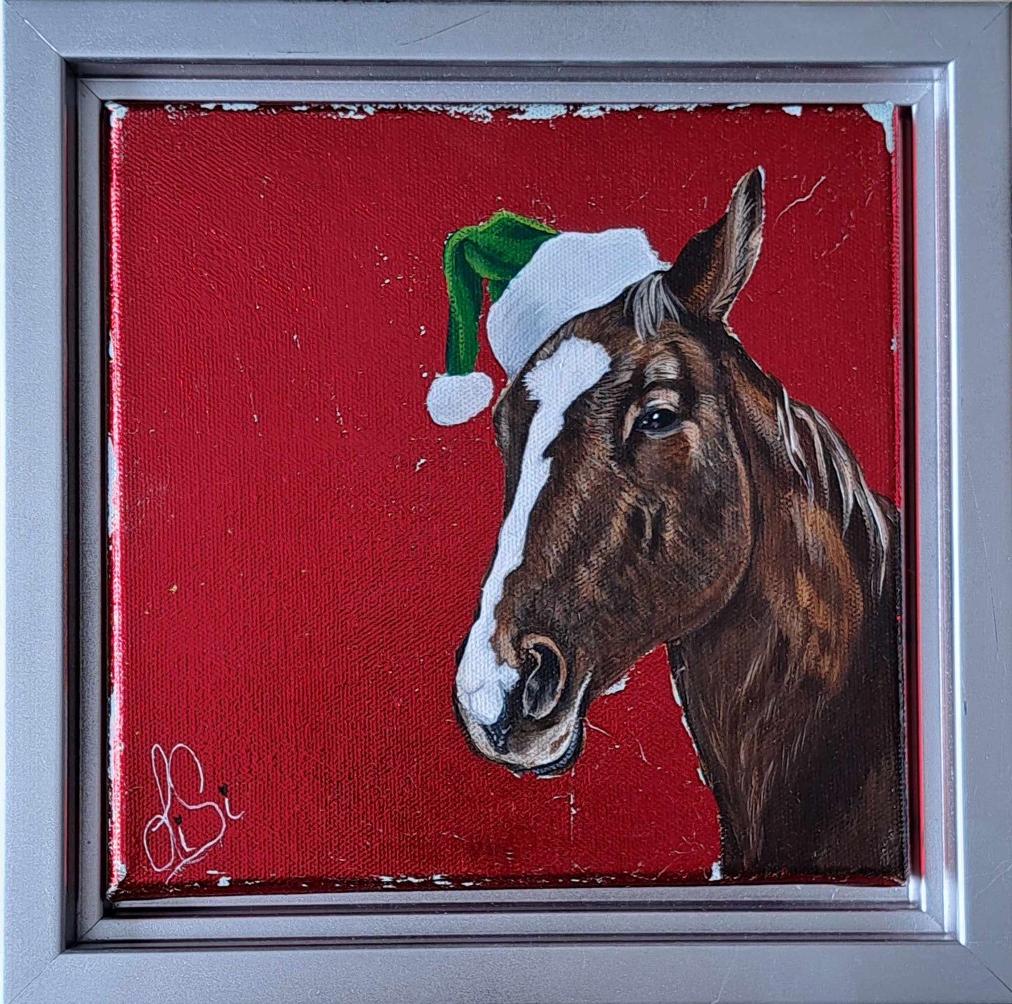 Alphonse – La Noblesse Équine en Habit de Noël